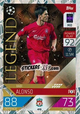 Sticker Xabi Alonso - UEFA Champions League & Europa League 2022-2023. Match Attax n. 415 - Topps