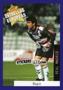 Sticker Francisco Buyo - Estrellas Europeas 1996 - Panini