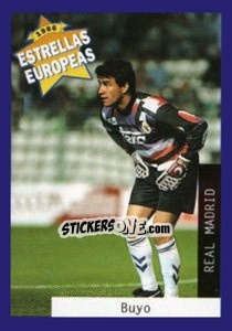 Figurina Francisco Buyo - Estrellas Europeas 1996 - Panini