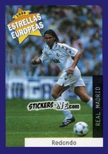 Sticker Fernando Redondo - Estrellas Europeas 1996 - Panini