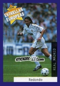 Figurina Fernando Redondo - Estrellas Europeas 1996 - Panini