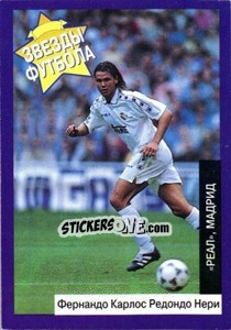 Sticker Fernando Redondo - Estrellas Europeas 1996 n. 3r - Panini
