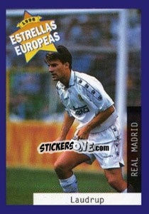 Cromo Michael Laudrup - Estrellas Europeas 1996 - Panini