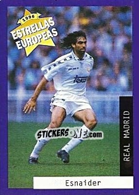 Cromo Juan Esnaider - Estrellas Europeas 1996 n. 8 - Panini