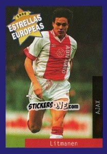 Cromo Jari Litmanen - Estrellas Europeas 1996 - Panini