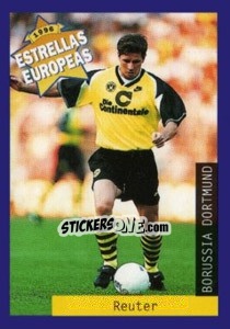 Sticker Stefan Reuter - Estrellas Europeas 1996 - Panini