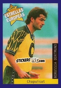 Cromo Stephane Chapuisat - Estrellas Europeas 1996 - Panini