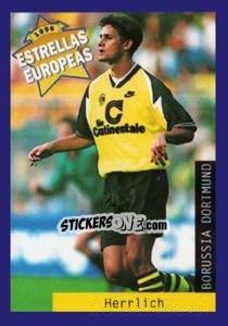 Sticker Heiko Herrlich - Estrellas Europeas 1996 - Panini
