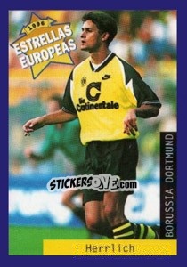 Sticker Heiko Herrlich - Estrellas Europeas 1996 n. 17 - Panini