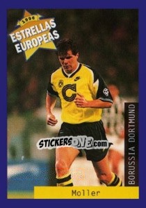 Sticker Andreas Moller - Estrellas Europeas 1996 n. 18 - Panini