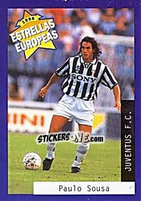 Sticker Paulo Sousa - Estrellas Europeas 1996 - Panini