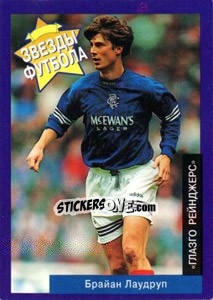 Sticker Brian Laudrup - Estrellas Europeas 1996 n. 27r - Panini