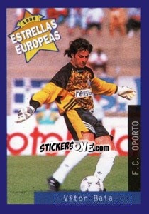 Cromo Vitor Baia - Estrellas Europeas 1996 - Panini
