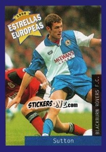 Cromo Chris Sutton - Estrellas Europeas 1996 - Panini