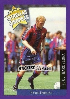 Cromo Robert Prosinecki - Estrellas Europeas 1996 - Panini