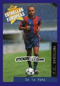 Sticker Ivan de la Pena - Estrellas Europeas 1996 - Panini