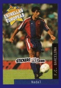 Figurina Nadal - Estrellas Europeas 1996 - Panini