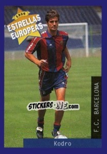 Sticker Meho Kodro - Estrellas Europeas 1996 - Panini