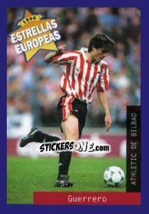 Sticker Julen Guerrero - Estrellas Europeas 1996 - Panini