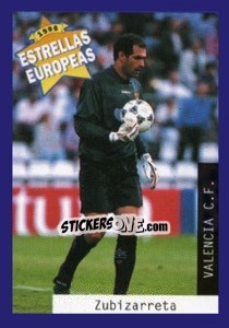 Sticker Andoni Zubizarreta - Estrellas Europeas 1996 - Panini