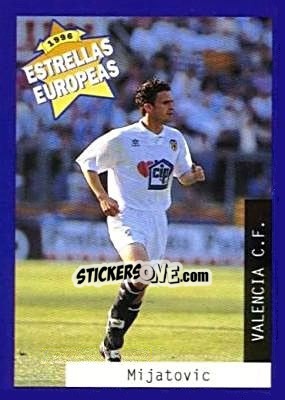 Sticker Predrag Mijatovic - Estrellas Europeas 1996 n. 53 - Panini