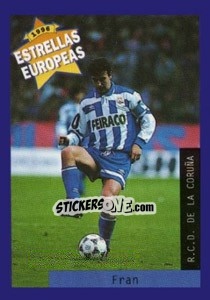 Sticker Fran Gonzalez - Estrellas Europeas 1996 - Panini