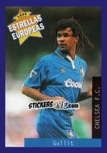 Figurina Ruud Gullit - Estrellas Europeas 1996 - Panini