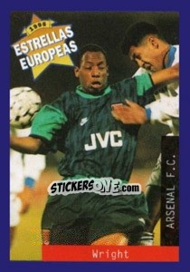 Sticker Ian Wright - Estrellas Europeas 1996 n. 60 - Panini