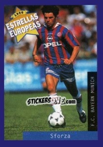 Sticker Ciriaco Sforza - Estrellas Europeas 1996 - Panini