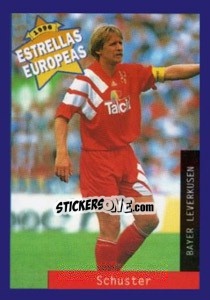 Cromo Bernd Schuster - Estrellas Europeas 1996 - Panini