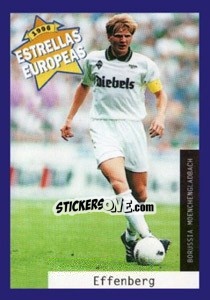 Sticker Stefan Effenberg - Estrellas Europeas 1996 n. 76 - Panini