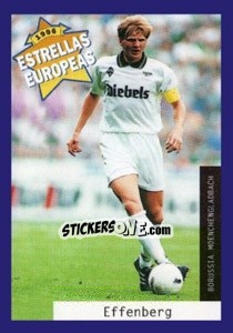 Sticker Stefan Effenberg - Estrellas Europeas 1996 - Panini