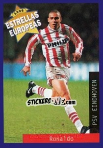Sticker Ronaldo - Estrellas Europeas 1996 - Panini