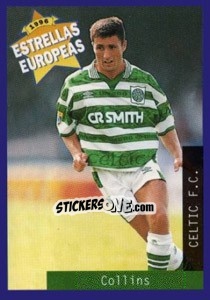 Sticker John Collins - Estrellas Europeas 1996 - Panini