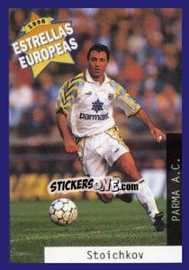 Cromo Hristo Stoichkov - Estrellas Europeas 1996 - Panini