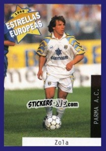 Figurina Gianfranco Zola - Estrellas Europeas 1996 - Panini