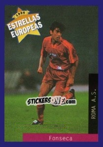 Sticker Caris Daniel Fonseca - Estrellas Europeas 1996 n. 107 - Panini