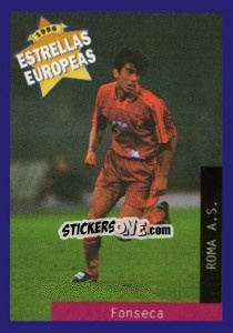 Cromo Caris Daniel Fonseca - Estrellas Europeas 1996 - Panini