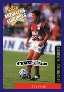 Sticker Bixente Lizarazu - Estrellas Europeas 1996 - Panini