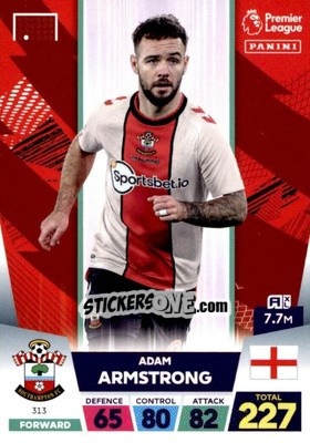 Figurina Adam Armstrong - English Premier League 2022-2023. Adrenalyn XL - Panini