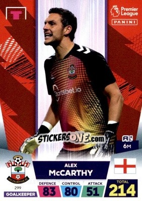 Cromo Alex McCarthy - English Premier League 2022-2023. Adrenalyn XL - Panini