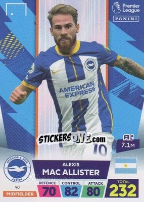 Sticker Alexis Mac Alliste - English Premier League 2022-2023. Adrenalyn XL - Panini