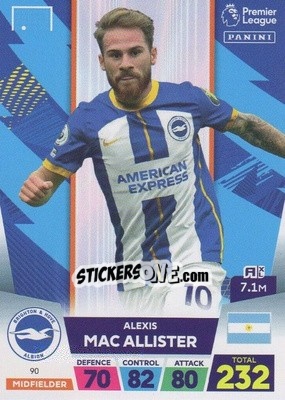 Sticker Alexis Mac Alliste - English Premier League 2022-2023. Adrenalyn XL n. 90 - Panini