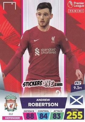 Sticker Andy Robertson - English Premier League 2022-2023. Adrenalyn XL - Panini