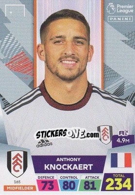 Figurina Anthony Knockaert - English Premier League 2022-2023. Adrenalyn XL - Panini