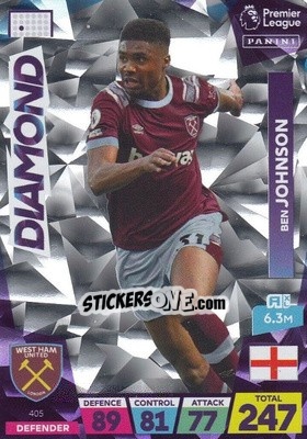Sticker Ben Johnson - English Premier League 2022-2023. Adrenalyn XL n. 405 - Panini