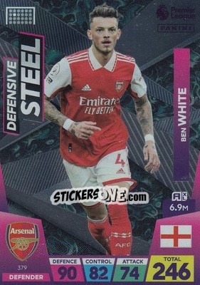Sticker Ben White - English Premier League 2022-2023. Adrenalyn XL n. 379 - Panini