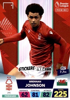 Cromo Brennan Johnson - English Premier League 2022-2023. Adrenalyn XL - Panini
