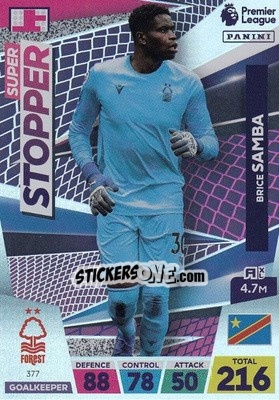 Figurina Brice Samba - English Premier League 2022-2023. Adrenalyn XL - Panini