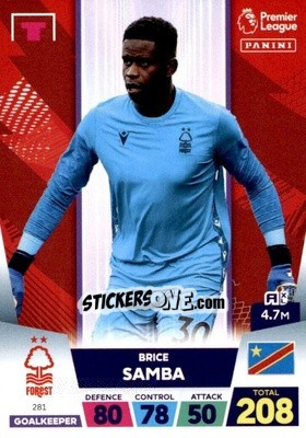 Sticker Brice Samba - English Premier League 2022-2023. Adrenalyn XL n. 281 - Panini